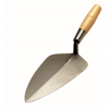 Picture of 10-1/2” Narrow Round Heel Brick Trowel with 6" Wood Handle
